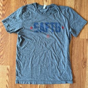 Saturdays are for the Boys (SAFTB) Barstools Sports Short-Sleeve T-Shirt - M